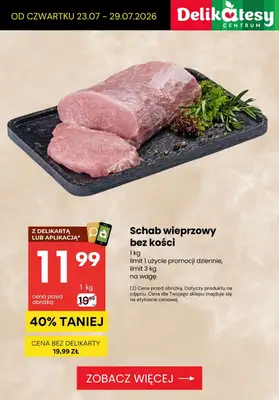 Delikatesy Centrum - gazetka promocyjna Produkty na obiad do -50% od czwartku 23.07 do środy 29.07 - strona 3