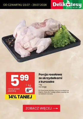 Delikatesy Centrum - gazetka promocyjna Produkty na obiad do -50% od czwartku 23.07 do środy 29.07 - strona 5