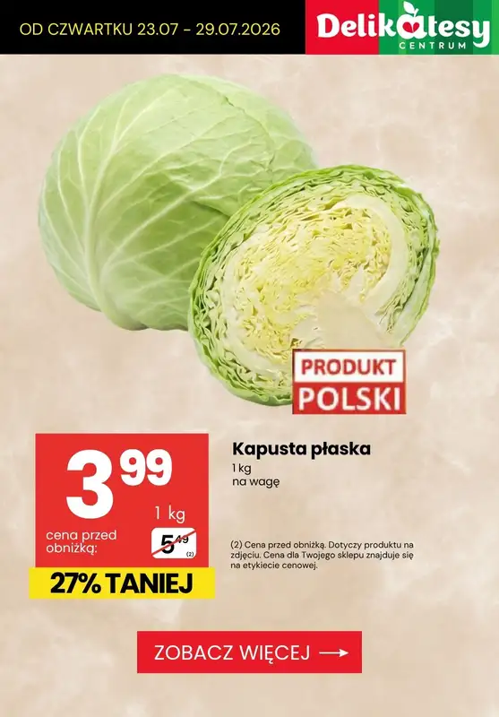 Delikatesy Centrum - gazetka promocyjna Produkty na obiad do -50% od czwartku 23.07 do środy 29.07 - strona 6