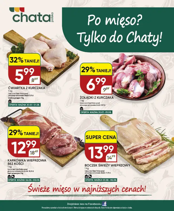 Chata Polska - gazetka promocyjna Gazetka 30.07-09.08  do niedzieli 09.08 - strona 20