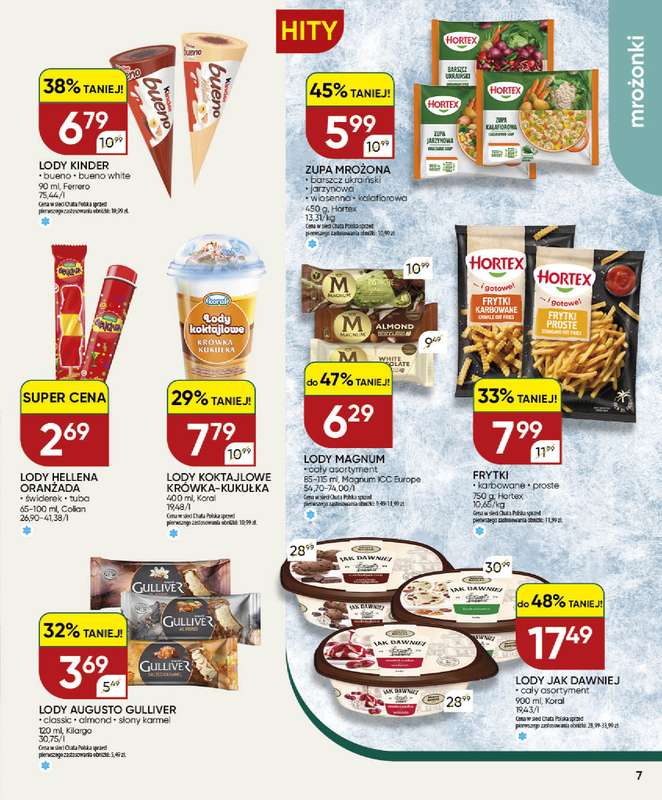 Chata Polska - gazetka promocyjna Gazetka 30.07-09.08  do niedzieli 09.08 - strona 7