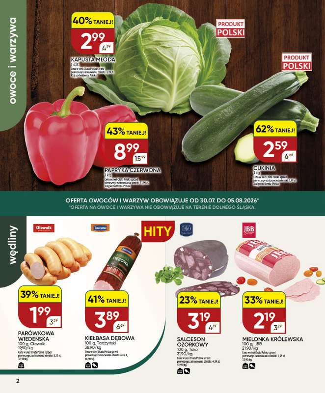 Chata Polska - gazetka promocyjna Gazetka 30.07-09.08  do niedzieli 09.08 - strona 2