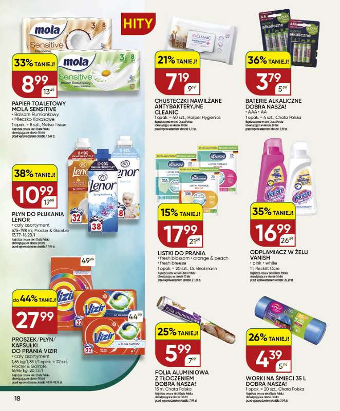 Chata Polska - gazetka promocyjna Gazetka 30.07-09.08  do niedzieli 09.08 - strona 18