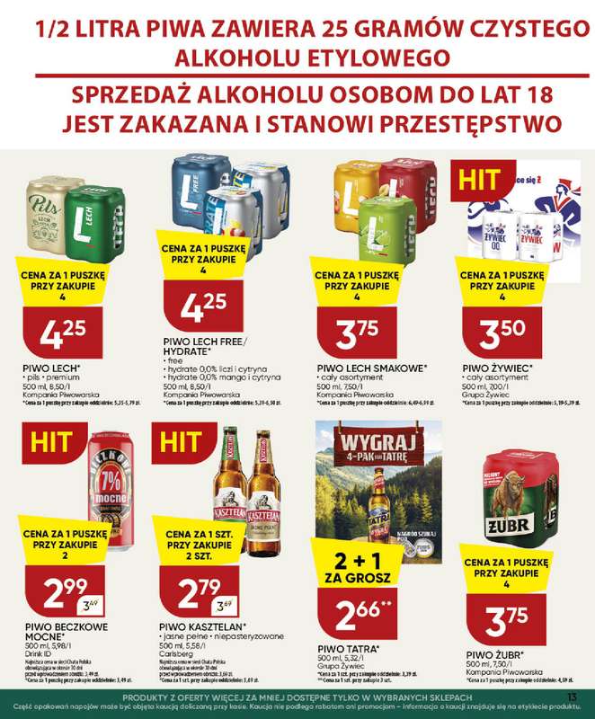 Chata Polska - gazetka promocyjna Gazetka 30.07-09.08  do niedzieli 09.08 - strona 13