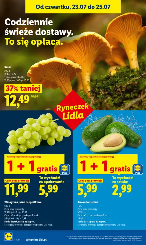 Lidl - gazetka promocyjna Oferta od czwartku od czwartku 23.07 do soboty 25.07 - strona 56