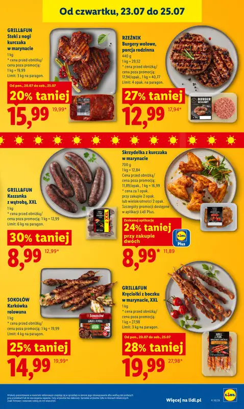 Lidl - gazetka promocyjna Oferta od czwartku od czwartku 23.07 do soboty 25.07 - strona 63