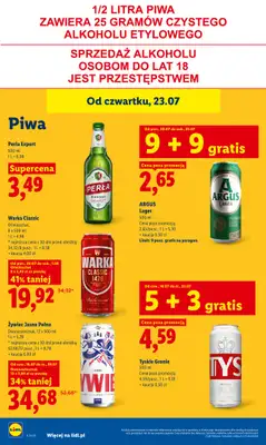 Lidl - gazetka promocyjna Oferta od czwartku od czwartku 23.07 do soboty 25.07 - strona 80