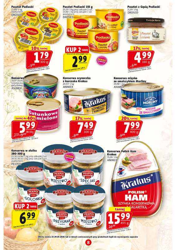 Prim Market - gazetka promocyjna Gazetka od czwartku 23.07 do środy 29.07 - strona 8
