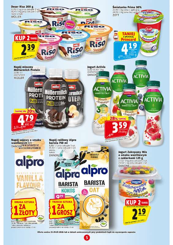 Prim Market - gazetka promocyjna Gazetka od czwartku 23.07 do środy 29.07 - strona 5