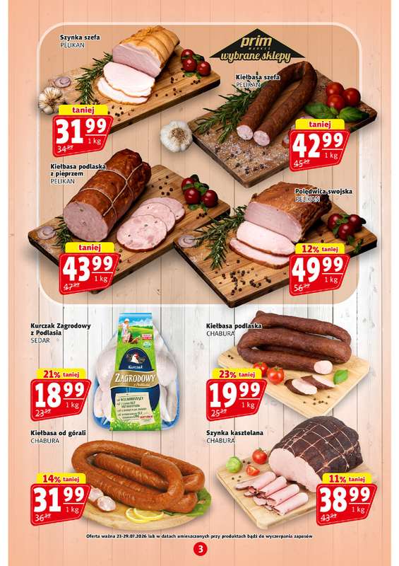 Prim Market - gazetka promocyjna Gazetka od czwartku 23.07 do środy 29.07 - strona 3
