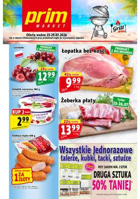 Prim Market - gazetka promocyjna Gazetka od czwartku 23.07 do środy 29.07