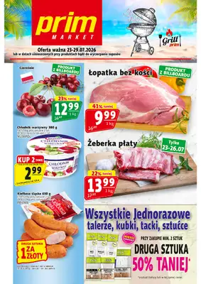 Prim Market - gazetka promocyjna Gazetka od czwartku 23.07 do środy 29.07