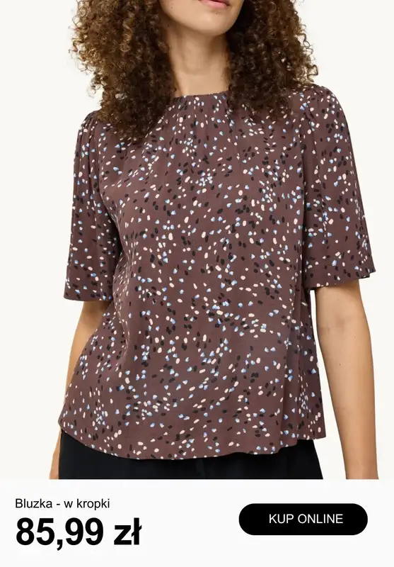 C&A - gazetka promocyjna Ubrania damskie w kropki i grochy od środy 22.07  - strona 12