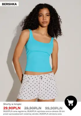 Bershka - gazetka promocyjna Damska odzież w GROSZKI od środy 22.07  - strona 2