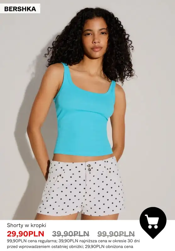 Bershka - gazetka promocyjna Damska odzież w GROSZKI od środy 22.07  - strona 2