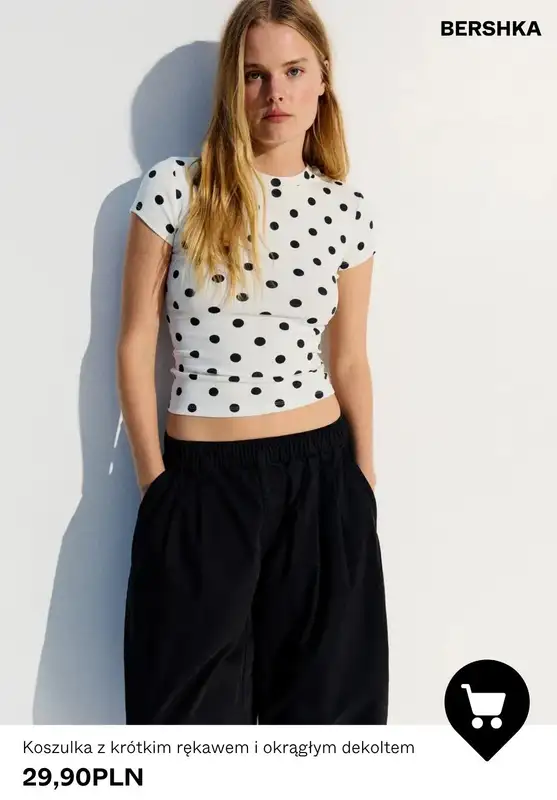 Bershka - gazetka promocyjna Damska odzież w GROSZKI od środy 22.07  - strona 6