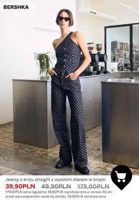Bershka - gazetka promocyjna Damska odzież w GROSZKI od środy 22.07  - strona 4