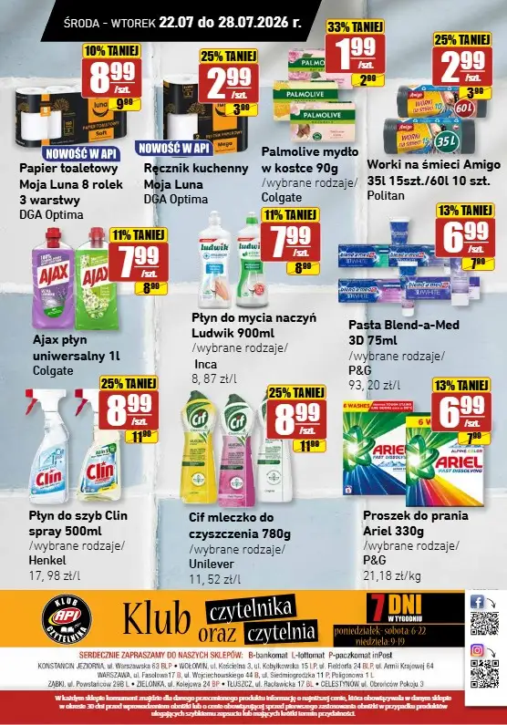 API Market - gazetka promocyjna Gazetka od środy 22.07 do wtorku 28.07 - strona 16