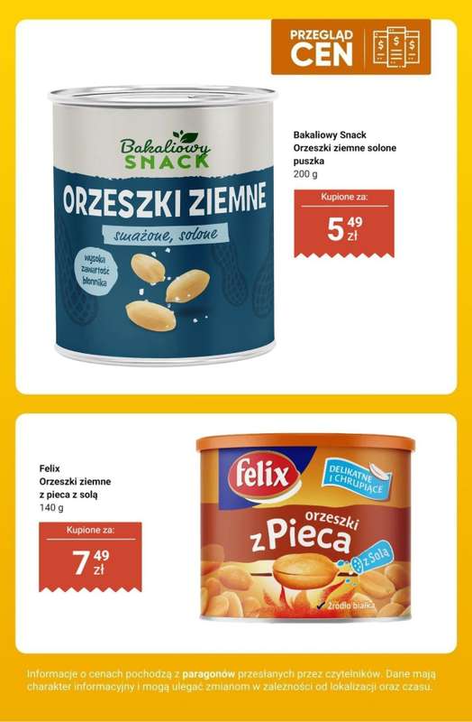 Dino - gazetka promocyjna Słone przekąski - przegląd cen od czwartku 23.07 do wtorku 28.07 - strona 13