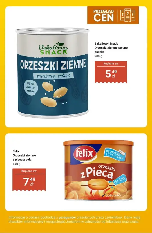 Dino - gazetka promocyjna Słone przekąski - przegląd cen od czwartku 23.07 do wtorku 28.07 - strona 13