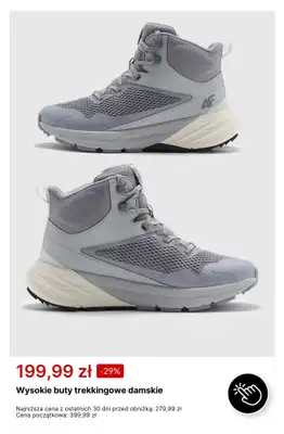 4F - gazetka promocyjna Buty trekkingowe na promocji od czwartku 23.07  - strona 8