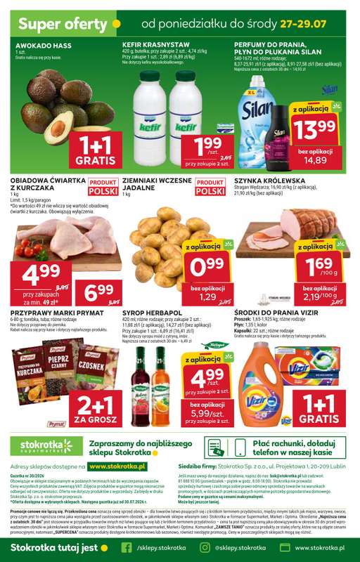 Stokrotka - gazetka promocyjna Gazetka Supermarket od czwartku 23.07 do środy 29.07 - strona 48