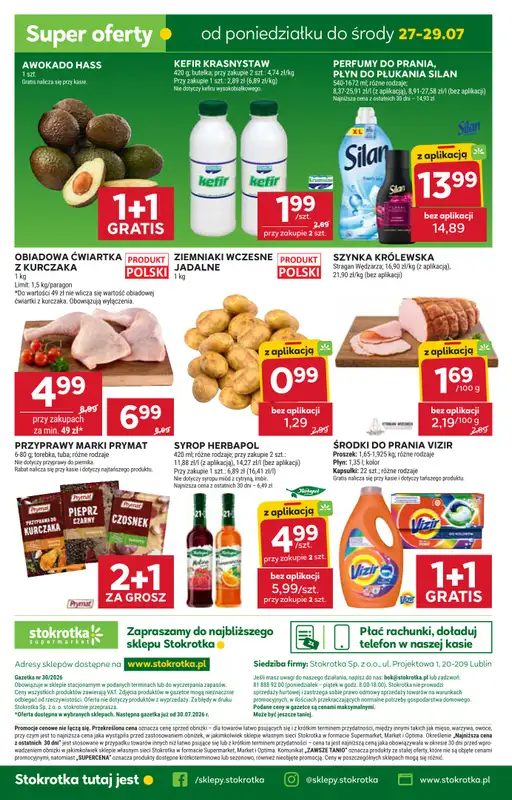 Stokrotka - gazetka promocyjna Gazetka Supermarket od czwartku 23.07 do środy 29.07 - strona 48