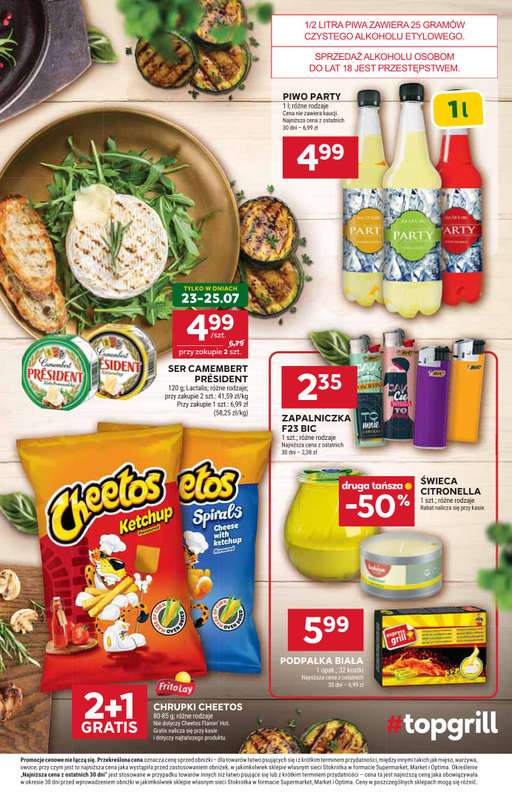 Stokrotka - gazetka promocyjna Gazetka Supermarket od czwartku 23.07 do środy 29.07 - strona 23