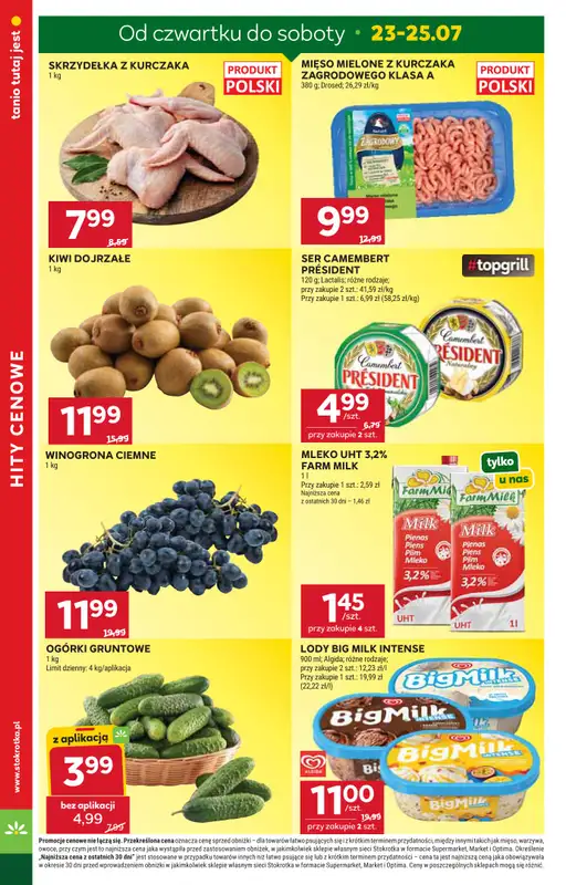 Stokrotka - gazetka promocyjna Gazetka Supermarket od czwartku 23.07 do środy 29.07 - strona 4