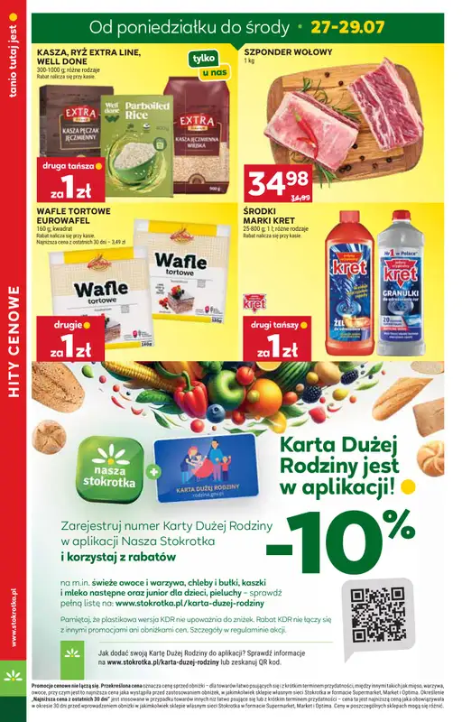 Stokrotka - gazetka promocyjna Gazetka Supermarket od czwartku 23.07 do środy 29.07 - strona 8