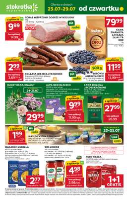 Stokrotka - gazetka promocyjna Gazetka Supermarket od czwartku 23.07 do środy 29.07