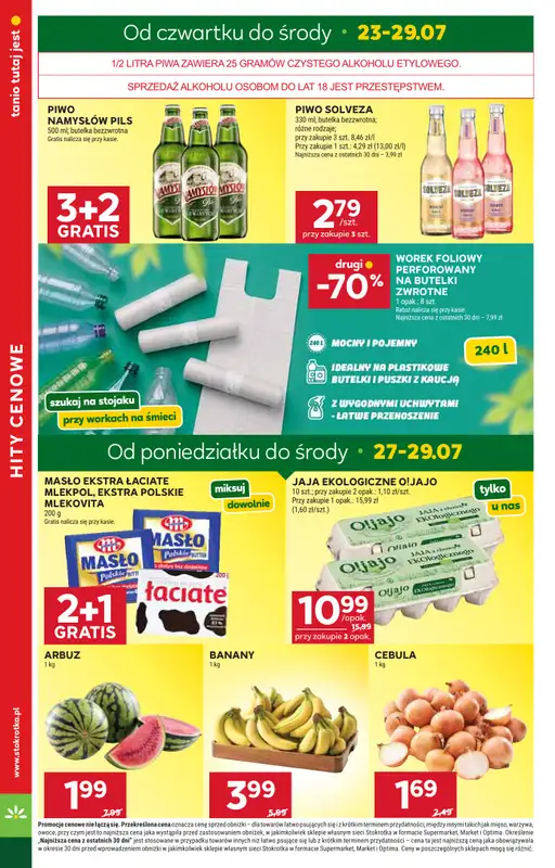 Stokrotka - gazetka promocyjna Gazetka Market od czwartku 23.07 do środy 29.07 - strona 6