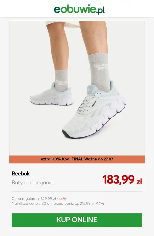 eobuwie.pl - gazetka promocyjna Obuwie sportowe SALE od środy 22.07 do poniedziałku 27.07 - strona 5