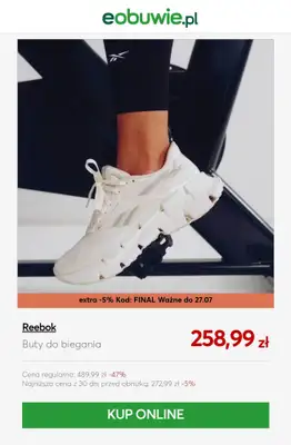 eobuwie.pl - gazetka promocyjna Obuwie sportowe SALE od środy 22.07 do poniedziałku 27.07 - strona 9