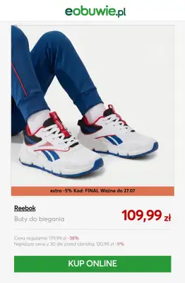 eobuwie.pl - gazetka promocyjna Obuwie sportowe SALE od środy 22.07 do poniedziałku 27.07 - strona 7
