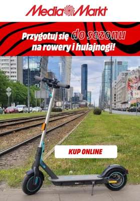 Media Markt - gazetka promocyjna Rowery i hulajnogi do -50% od środy 22.07 