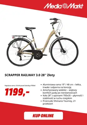 Media Markt - gazetka promocyjna Rowery i hulajnogi do -50% od środy 22.07  - strona 2