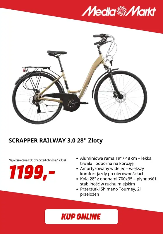 Media Markt - gazetka promocyjna Rowery i hulajnogi do -50% od środy 22.07  - strona 2