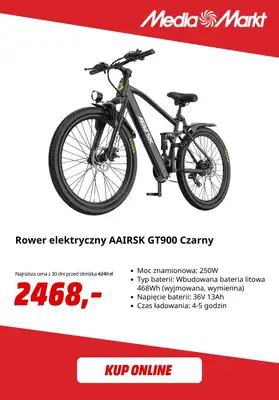 Media Markt - gazetka promocyjna Rowery i hulajnogi do -50% od środy 22.07  - strona 6