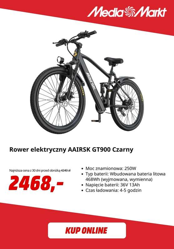 Media Markt - gazetka promocyjna Rowery i hulajnogi do -50% od środy 22.07  - strona 6