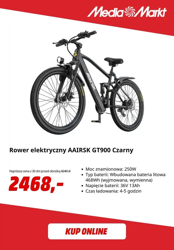 Media Markt - gazetka promocyjna Rowery i hulajnogi do -50% od środy 22.07  - strona 6