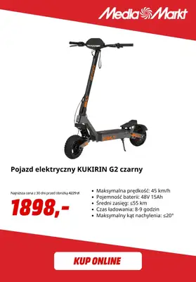 Media Markt - gazetka promocyjna Rowery i hulajnogi do -50% od środy 22.07  - strona 11