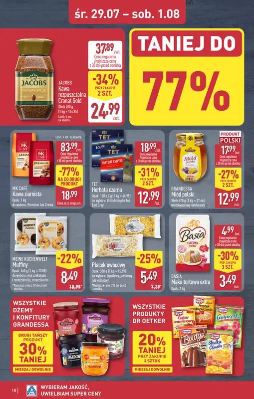 Aldi - gazetka promocyjna Rybnik, ul. Góreckiego 12, WIELKIE OTWARCIE już w ŚRODĘ: 29.07! od środy 29.07 do soboty 01.08 - strona 18