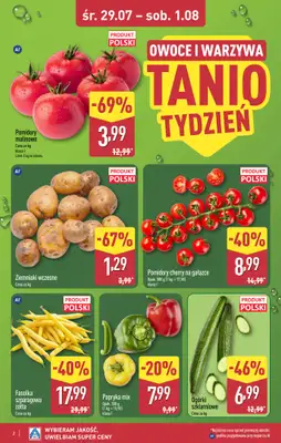 Aldi - gazetka promocyjna Rybnik, ul. Góreckiego 12, WIELKIE OTWARCIE już w ŚRODĘ: 29.07! od środy 29.07 do soboty 01.08 - strona 2
