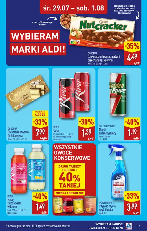 Aldi - gazetka promocyjna Rybnik, ul. Góreckiego 12, WIELKIE OTWARCIE już w ŚRODĘ: 29.07! od środy 29.07 do soboty 01.08 - strona 7