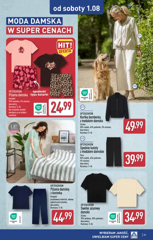 Aldi - gazetka promocyjna Rybnik, ul. Góreckiego 12, WIELKIE OTWARCIE już w ŚRODĘ: 29.07! od środy 29.07 do soboty 01.08 - strona 31