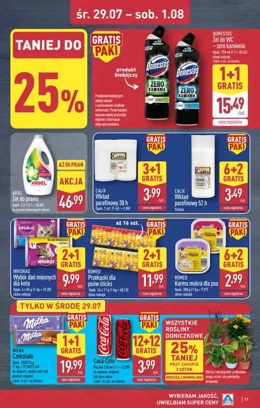 Aldi - gazetka promocyjna Rybnik, ul. Góreckiego 12, WIELKIE OTWARCIE już w ŚRODĘ: 29.07! od środy 29.07 do soboty 01.08 - strona 19