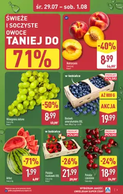 Aldi - gazetka promocyjna Rybnik, ul. Góreckiego 12, WIELKIE OTWARCIE już w ŚRODĘ: 29.07! od środy 29.07 do soboty 01.08 - strona 3