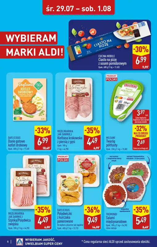 Aldi - gazetka promocyjna Rybnik, ul. Góreckiego 12, WIELKIE OTWARCIE już w ŚRODĘ: 29.07! od środy 29.07 do soboty 01.08 - strona 8