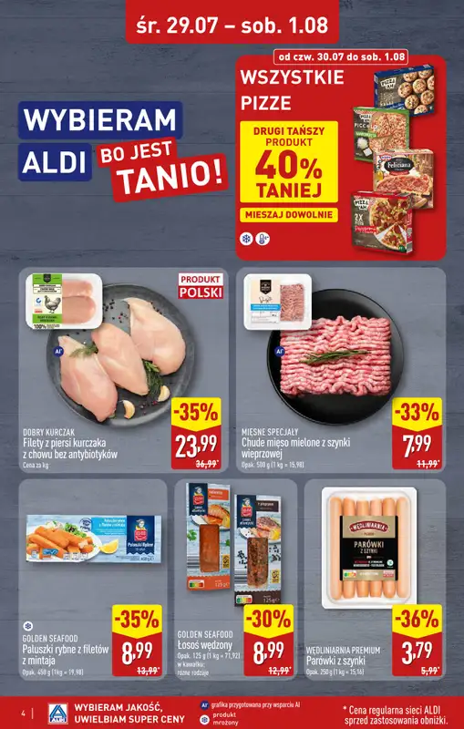 Aldi - gazetka promocyjna Rybnik, ul. Góreckiego 12, WIELKIE OTWARCIE już w ŚRODĘ: 29.07! od środy 29.07 do soboty 01.08 - strona 4